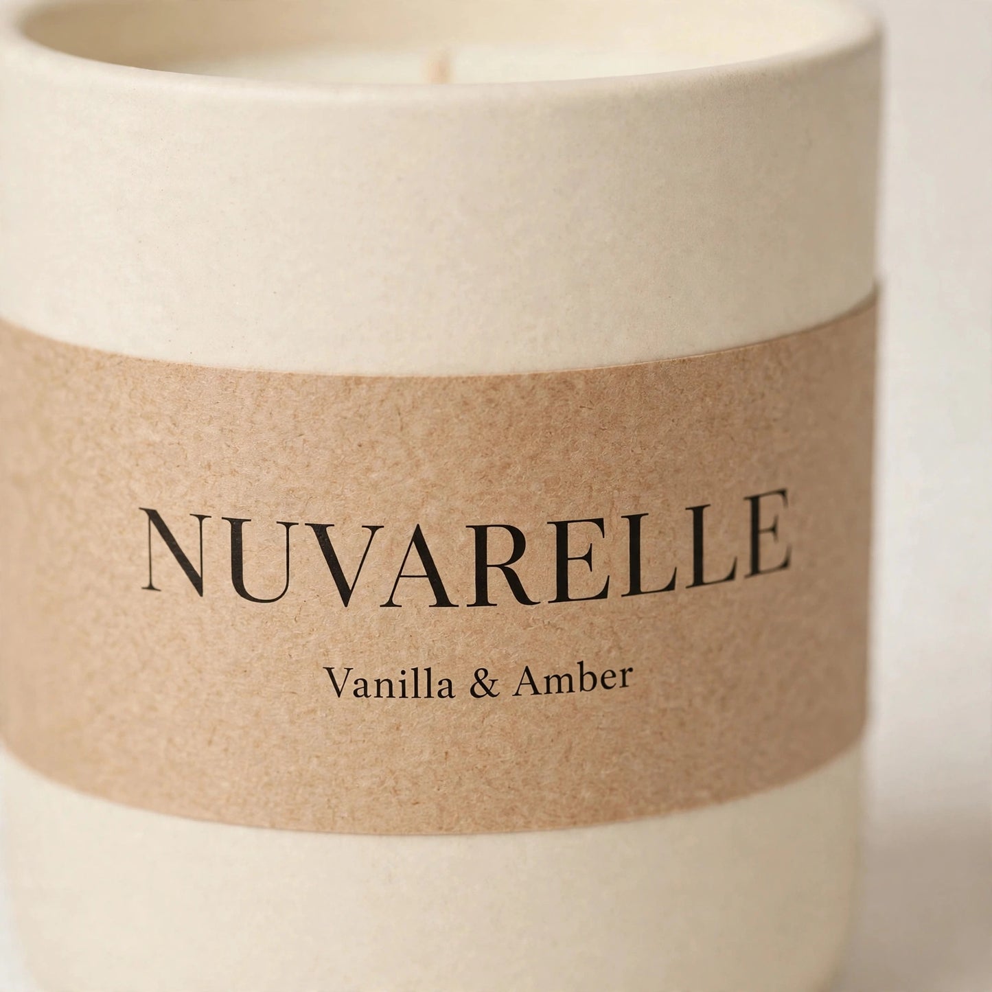 Nuvarelle Amber Bloom – Vanilla & Amber Scented Candle