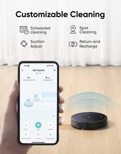 Eufy Omni L60 Hybrid Robot Vacuum & Mop with Self-Empty Station & Ultra Strong Suction - T2268V11