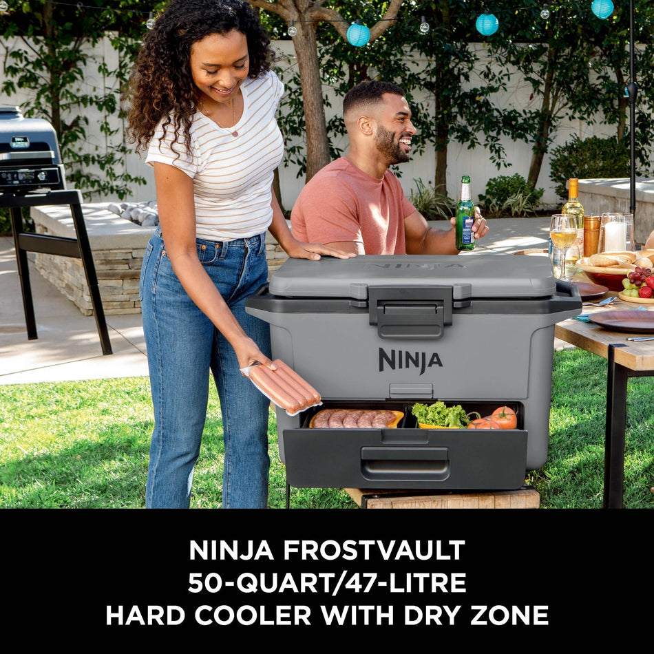 Ninja FrostVault 47L Hard Cooler with Dry Zone – Slate Grey - FB151UKGY