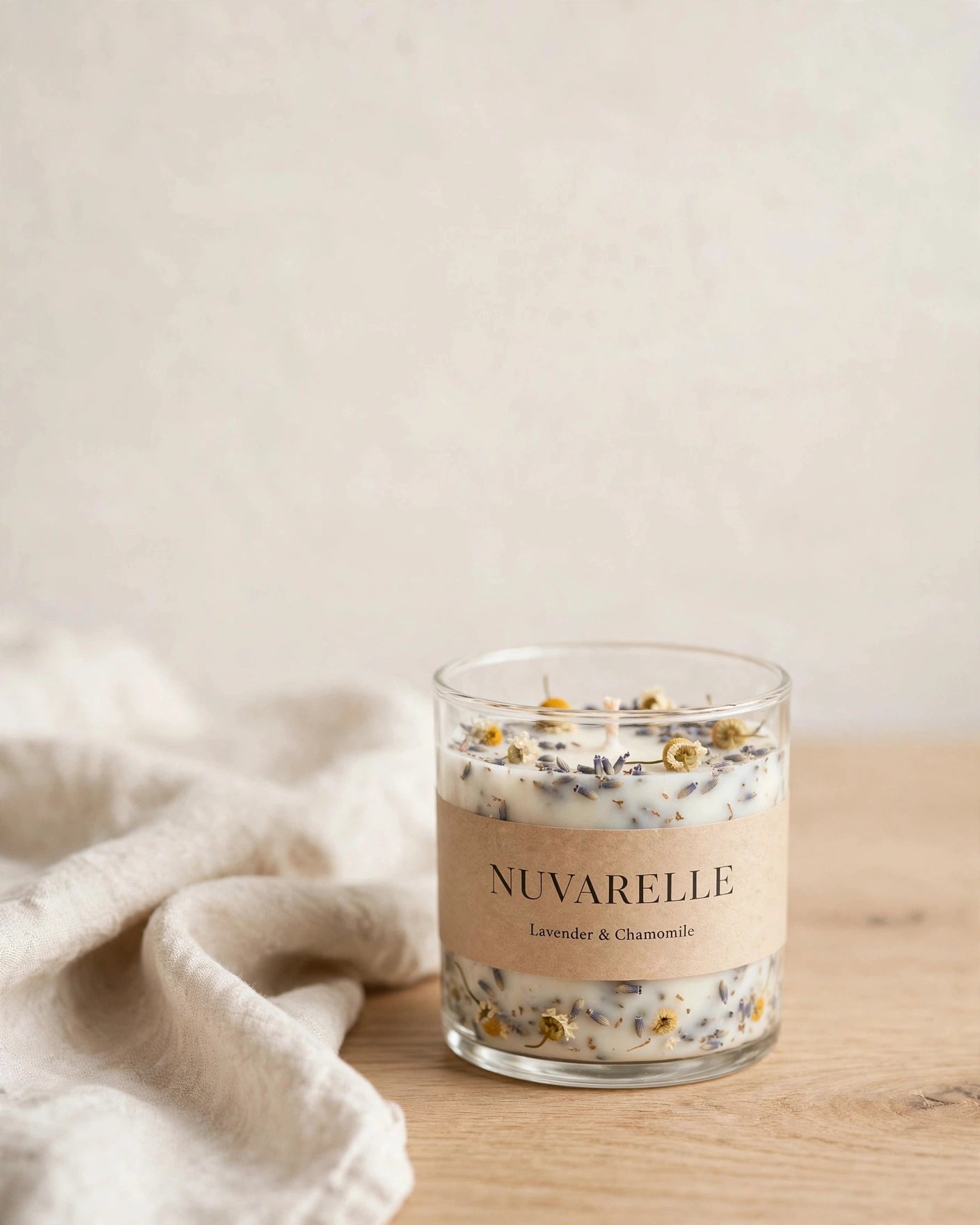 Nuvarelle Lavender Fields - Lavender & Chamomile Candle