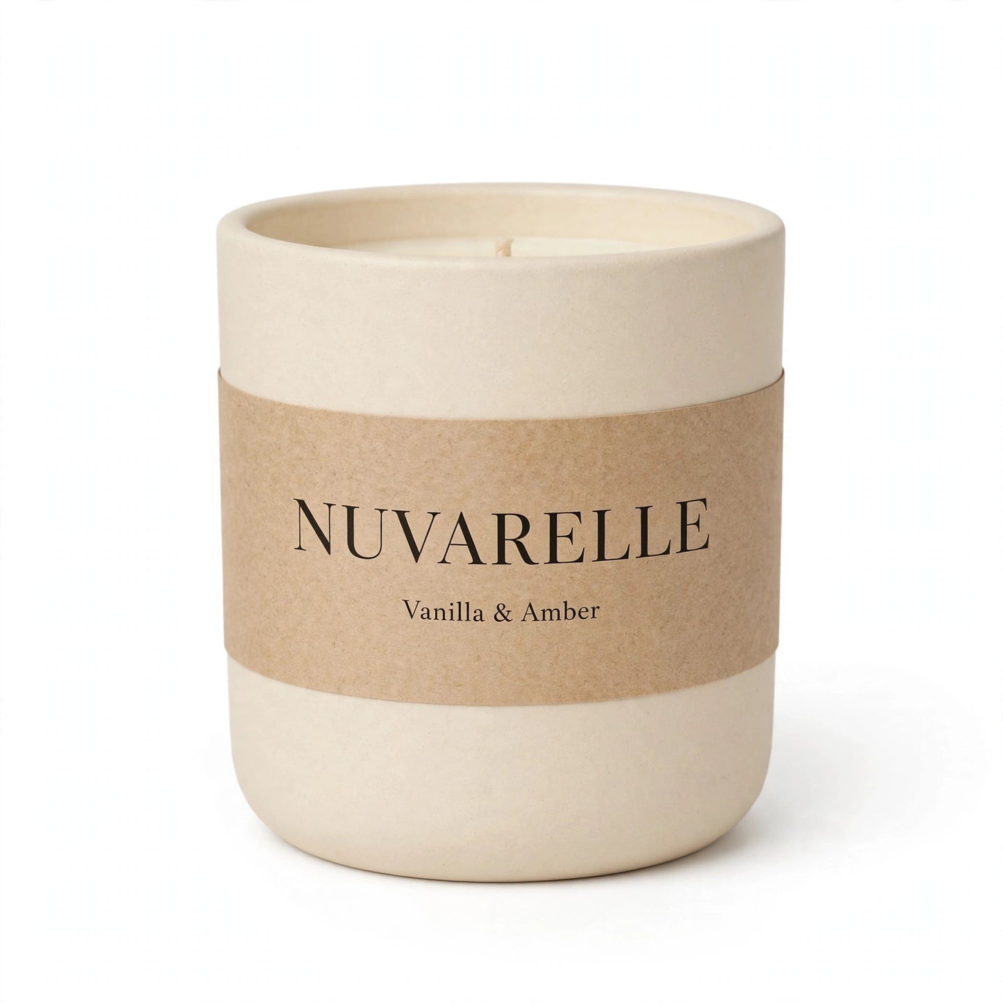 Nuvarelle Amber Bloom – Vanilla & Amber Scented Candle
